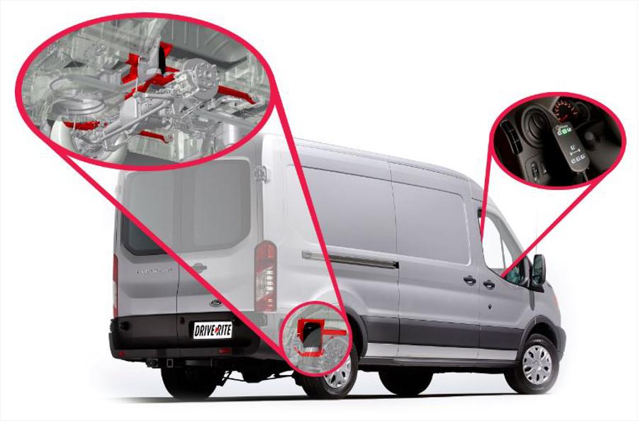 Transit custom rear suspension clearance